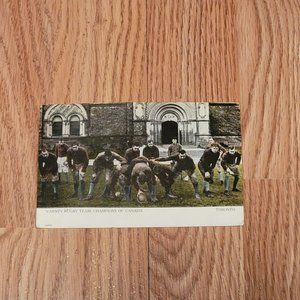 Canadian Football Post Card 1907 Varsity RUGBY Team Champions of Canada